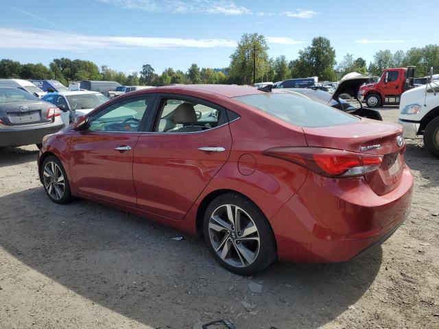 5NPDH4AE5FH631222 - 2015 HYUNDAI ELANTRA SE RED photo 2