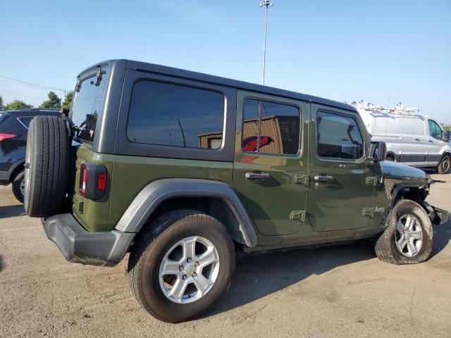 1C4HJXDG4LW328877 - 2020 JEEP WRANGLER U SPORT მწვანე ფოტო 3