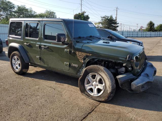 1C4HJXDG4LW328877 - 2020 JEEP WRANGLER U SPORT მწვანე ფოტო 4