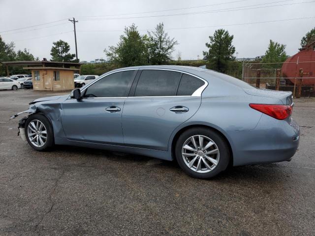 JN1BV7AP0FM334290 - 2015 INFINITI Q50 BASE BLUE photo 2
