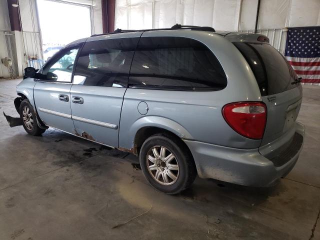 2C4GP54L75R481826 - 2005 CHRYSLER TOWN & COU TOURING Mavi foto 2