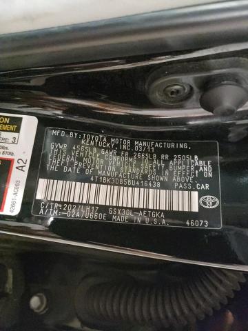 4T1BK3DB5BU416438 - 2011 TOYOTA AVALON BASE Qara foto 13