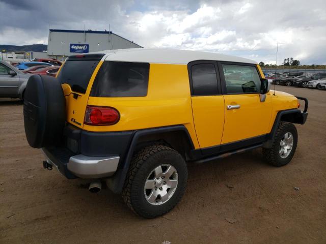 JTEBU11F470076428 - 2007 TOYOTA FJ CRUISER YELLOW photo 3