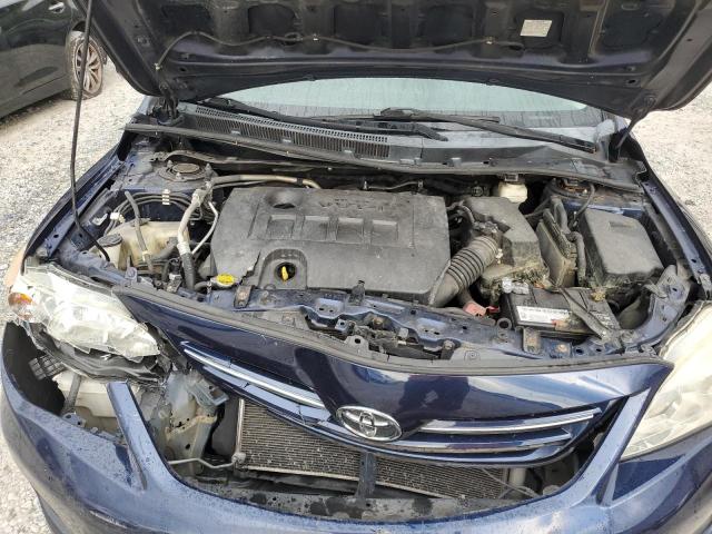 5YFBU4EEXDP087474 - 2013 TOYOTA COROLLA BASE BLUE photo 11