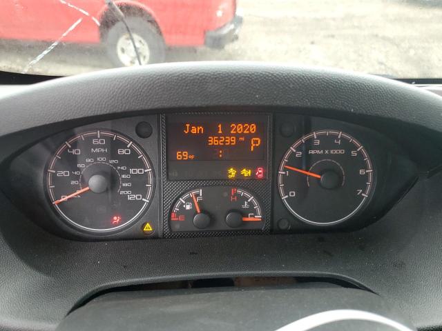 3C6MRVJG4ME535465 - 2021 RAM PROMASTER 3500 HIGH ნაცრისფერი ფოტო 9