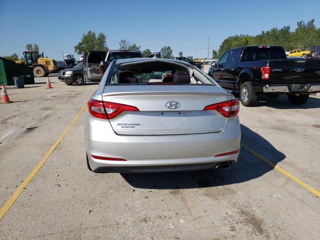 5NPE24AF0FH006239 - 2015 HYUNDAI SONATA SE SILVER photo 6