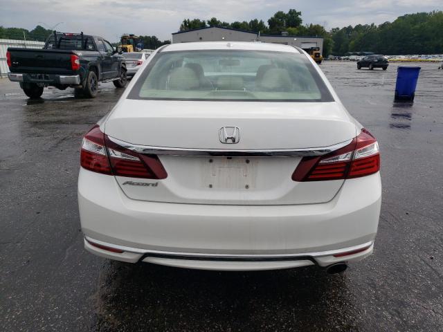 1HGCR2F80GA005233 - 2016 HONDA ACCORD EXL Білий фото 6