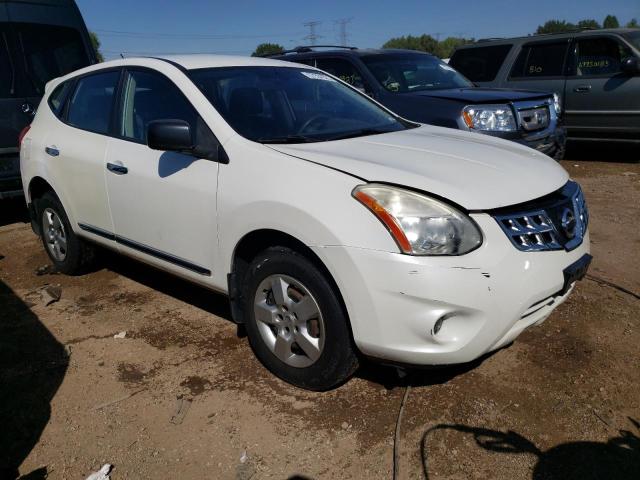 JN8AS5MV0CW376088 - 2012 NISSAN ROGUE S WHITE photo 4