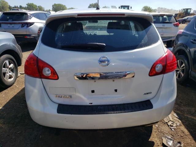 JN8AS5MV0CW376088 - 2012 NISSAN ROGUE S WHITE photo 6