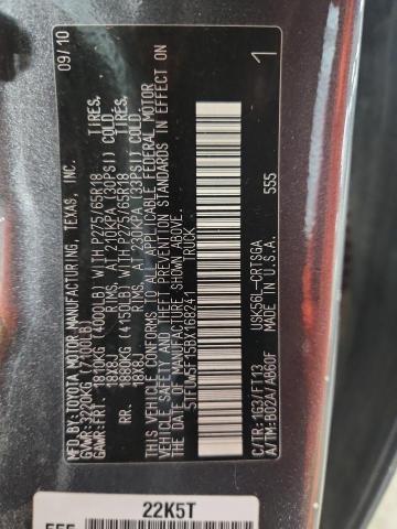 5TFUW5F15BX168241 - 2011 TOYOTA TUNDRA DOUBLE CAB SR5 GRAY photo 13