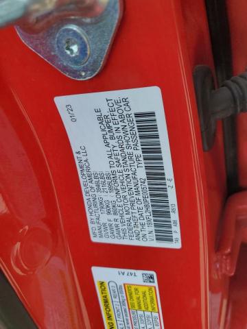 19XFL2H80PE005742 - 2023 HONDA CIVIC SPORT 红色 照片 12