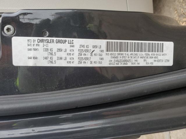 2V4RW3DG4BR642511 - 2011 VOLKSWAGEN ROUTAN SE GRAY photo 13