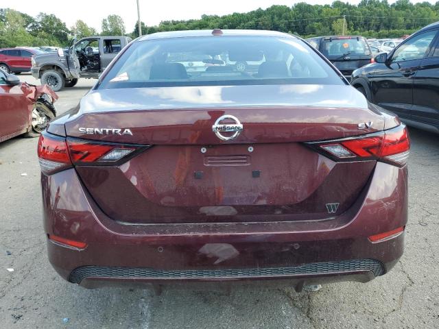 3N1AB8CV1PY240570 - 2023 NISSAN SENTRA SV RED photo 6