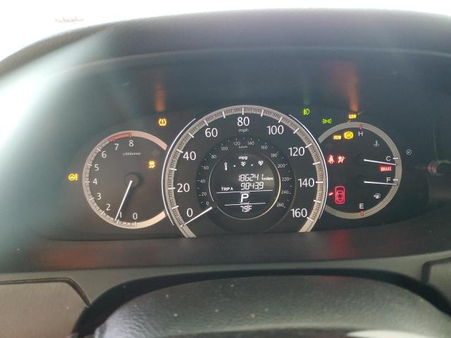 1HGCR2F80EA155694 - 2014 HONDA ACCORD EXL თეთრი ფოტო 9