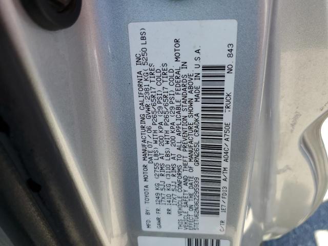 5TETU62N36Z295939 - 2006 TOYOTA TACOMA PRERUNNER ACCESS CAB SILVER photo 12