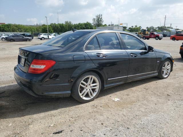 WDDGF4HB3CR214268 - 2012 MERCEDES-BENZ C 250 BLACK photo 3