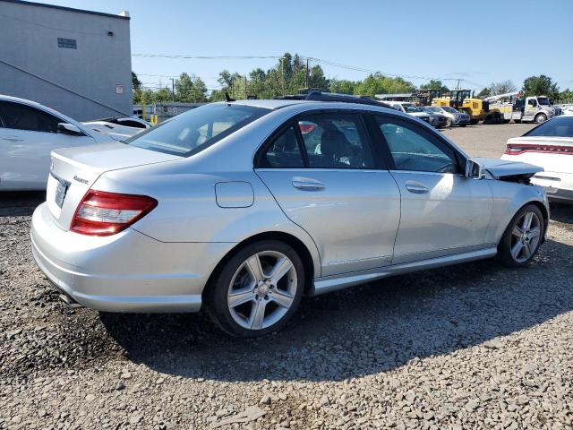 WDDGF8BB3BR149579 - 2011 MERCEDES-BENZ C 300 4MATIC SILVER photo 3