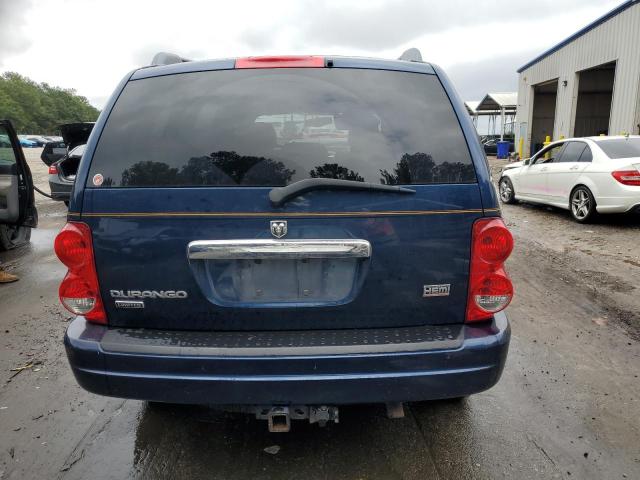 1D4HB58D75F534217 - 2005 DODGE DURANGO LIMITED BLUE photo 6