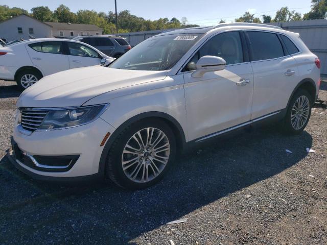 2LMTJ8LR0GBL37005 - 2016 LINCOLN MKX RESERVE WHITE photo 1