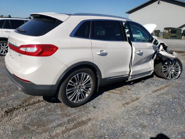 2LMTJ8LR0GBL37005 - 2016 LINCOLN MKX RESERVE WHITE photo 3