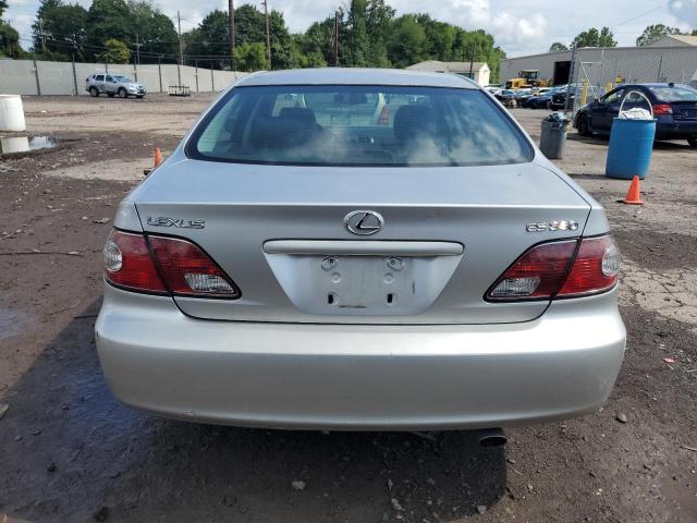 JTHBA30G440003069 - 2004 LEXUS ES 330 SILVER photo 6