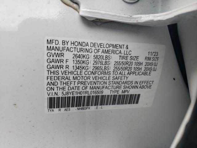 5J8YE1H01RL016509 - 2024 ACURA MDX A-SPEC WHITE photo 13