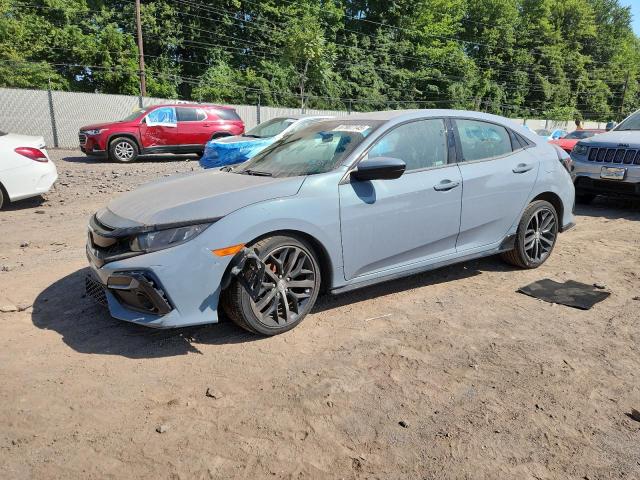 SHHFK7H42MU413029 - 2021 HONDA CIVIC SPORT BLUE photo 1