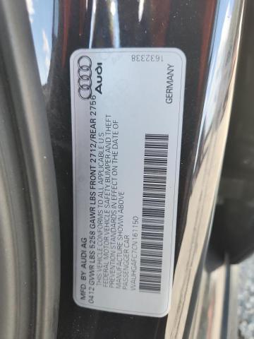 WAUHGAFC7CN161150 - 2012 AUDI A6 PRESTIGE 石墨色 照片 12