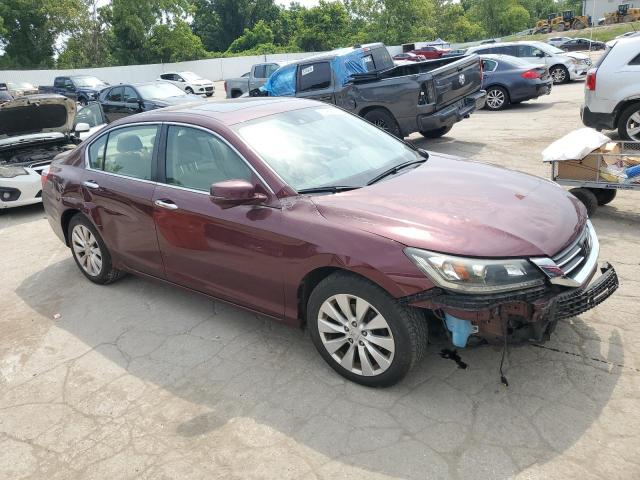 1HGCR2F80FA191158 - 2015 HONDA ACCORD EXL MAROON photo 4