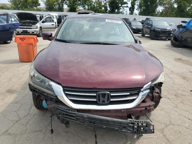 1HGCR2F80FA191158 - 2015 HONDA ACCORD EXL MAROON photo 5