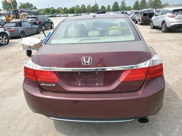 1HGCR2F80FA191158 - 2015 HONDA ACCORD EXL MAROON photo 6