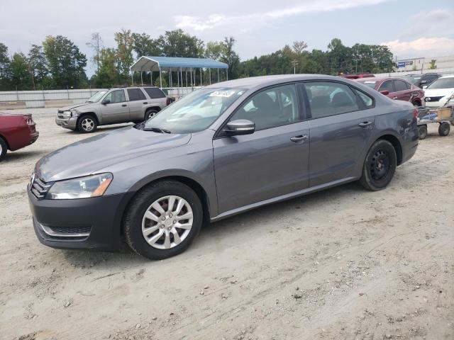 1VWAS7A36EC091729 - 2014 VOLKSWAGEN PASSAT S GRAY photo 1