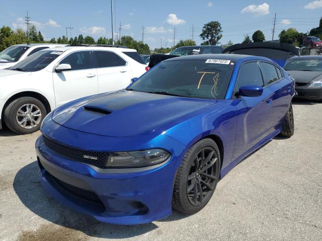 2C3CDXGJ5JH172986 - 2018 DODGE CHARGER R/T 392 BLUE photo 1