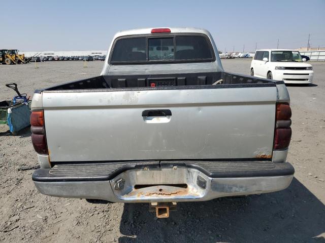 5TEHN72N62Z107742 - 2002 TOYOTA TACOMA DOUBLE CAB SILVER photo 6