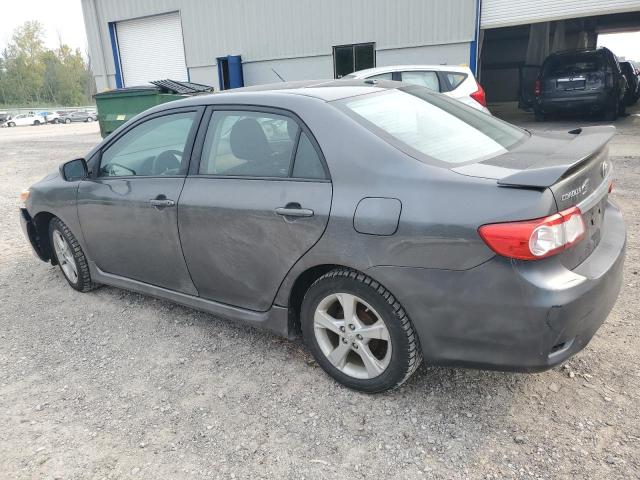 2T1BU4EE3BC692255 - 2011 TOYOTA COROLLA BASE GRAY photo 2