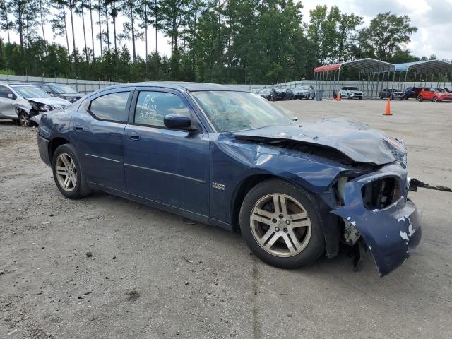 2B3KA53H86H233652 - 2006 DODGE CHARGER R/T BLUE photo 4