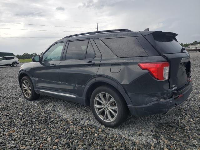 1FMSK7DHXMGC39298 - 2021 FORD EXPLORER XLT GREEN photo 2