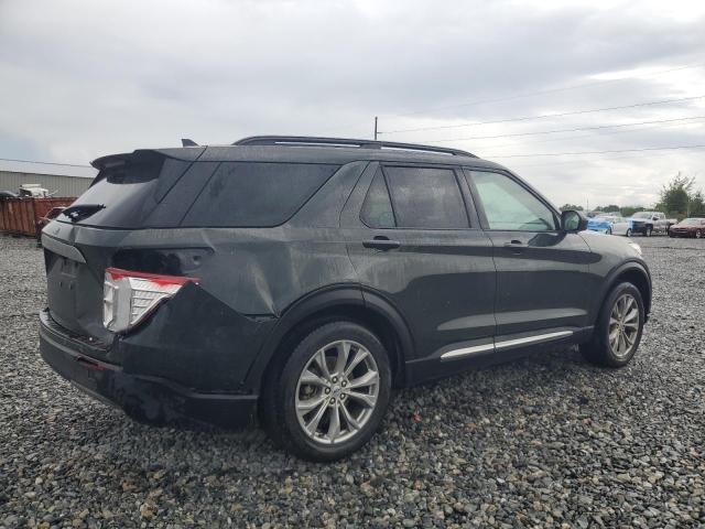 1FMSK7DHXMGC39298 - 2021 FORD EXPLORER XLT GREEN photo 3