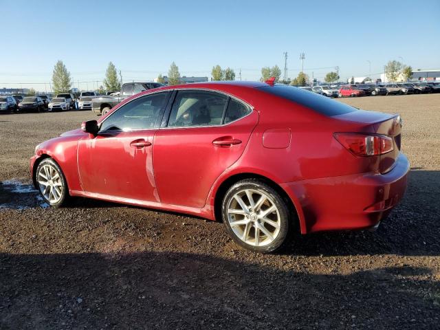 JTHCE5C25C5002079 - 2012 LEXUS IS 350 RED photo 2