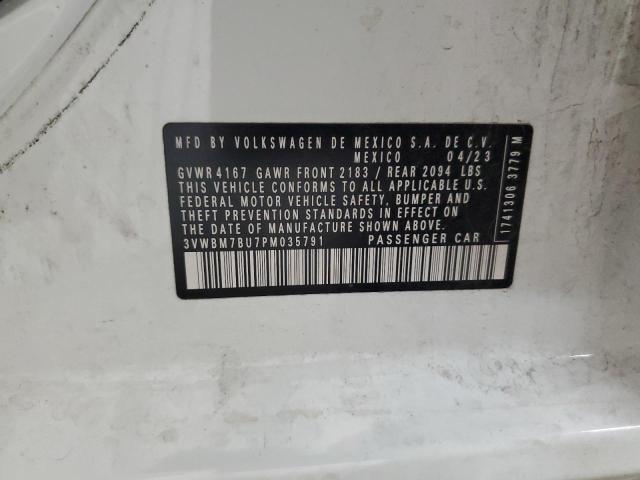 3VWBM7BU7PM035791 - 2023 VOLKSWAGEN JETTA SPORT Weiß Foto 13