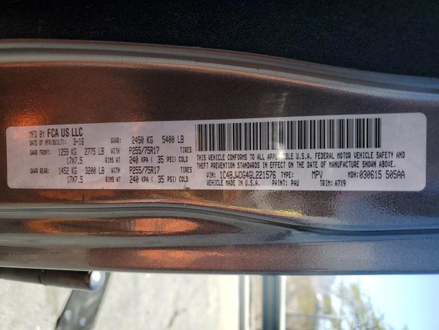 1C4BJWDG4GL221576 - 2016 JEEP WRANGLER UNLIMITED SPORT ნაცრისფერი ფოტო 13