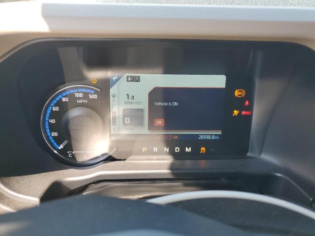 1FMEE5DP6NLB22925 - 2022 FORD BRONCO BASE WHITE photo 9