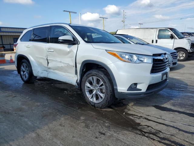 5TDJKRFH8ES032294 - 2014 TOYOTA HIGHLANDER XLE WHITE photo 4