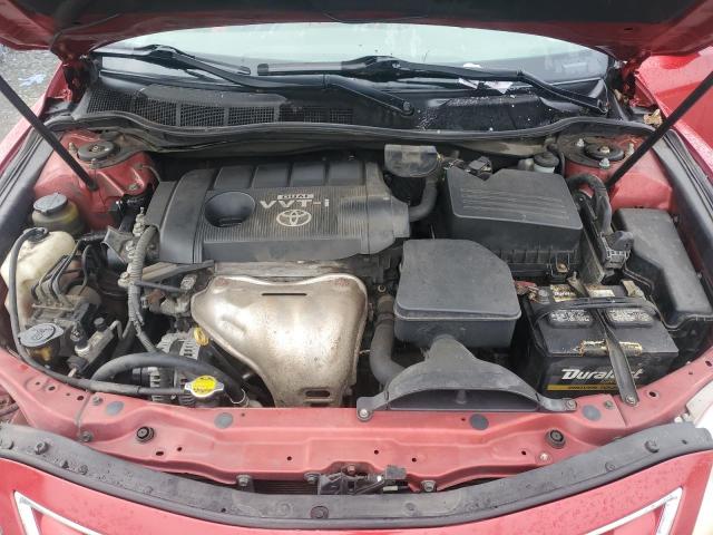 4T1BF3EK9AU555425 - 2010 TOYOTA CAMRY BASE Қызыл фото 11
