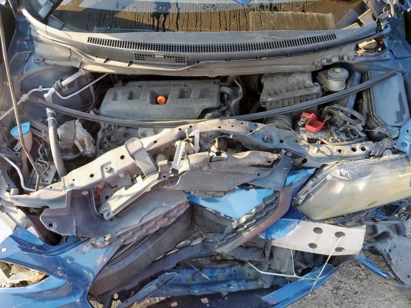 2HGFG3B89CH507409 - 2012 HONDA CIVIC EX BLUE photo 11