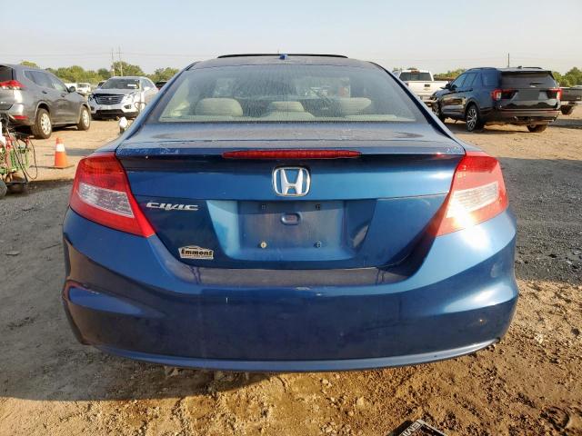 2HGFG3B89CH507409 - 2012 HONDA CIVIC EX BLUE photo 6