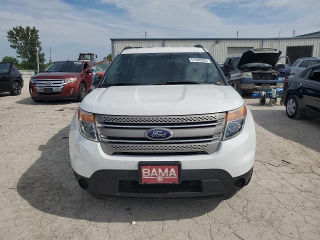 1FM5K7B83DGB33842 - 2013 FORD EXPLORER WHITE photo 5