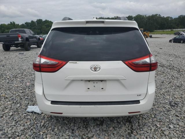 5TDKZ3DC0LS061760 - 2020 TOYOTA SIENNA LE WHITE photo 6