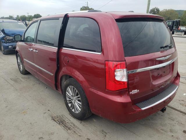 2C4RC1GG5FR534696 - 2015 CHRYSLER TOWN & COU LIMITED PLATINUM MAROON photo 2