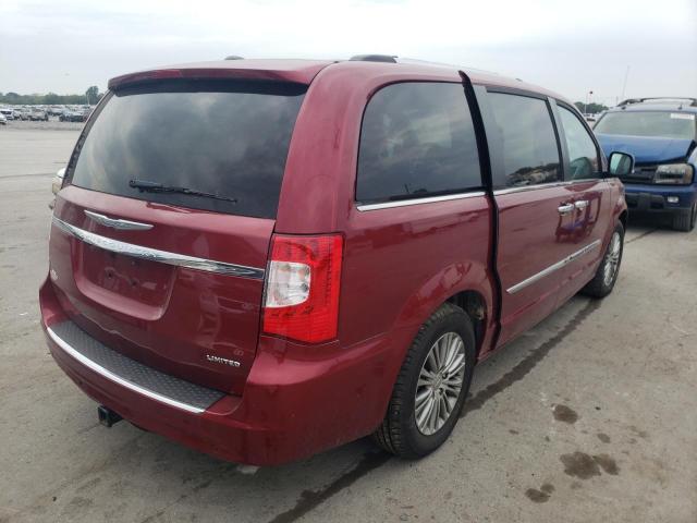 2C4RC1GG5FR534696 - 2015 CHRYSLER TOWN & COU LIMITED PLATINUM MAROON photo 3